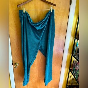 NEW w. Tags ModCloth Teal Corduroy Legging Size 3X